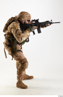  Photos Robert Watson Army Czech Paratrooper Poses aiming gun crouching standing 0013.jpg
